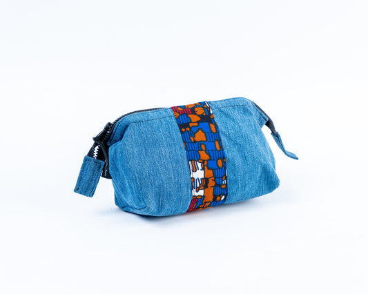 Upcycled Jean Toiletry Bags UJT-0109