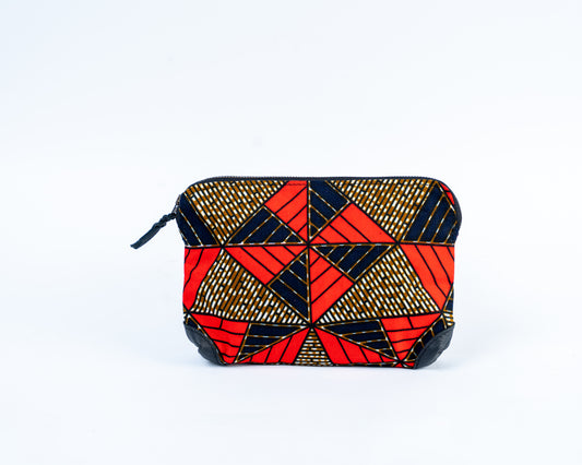 Orange Pattern Jazzy Pouch JP109
