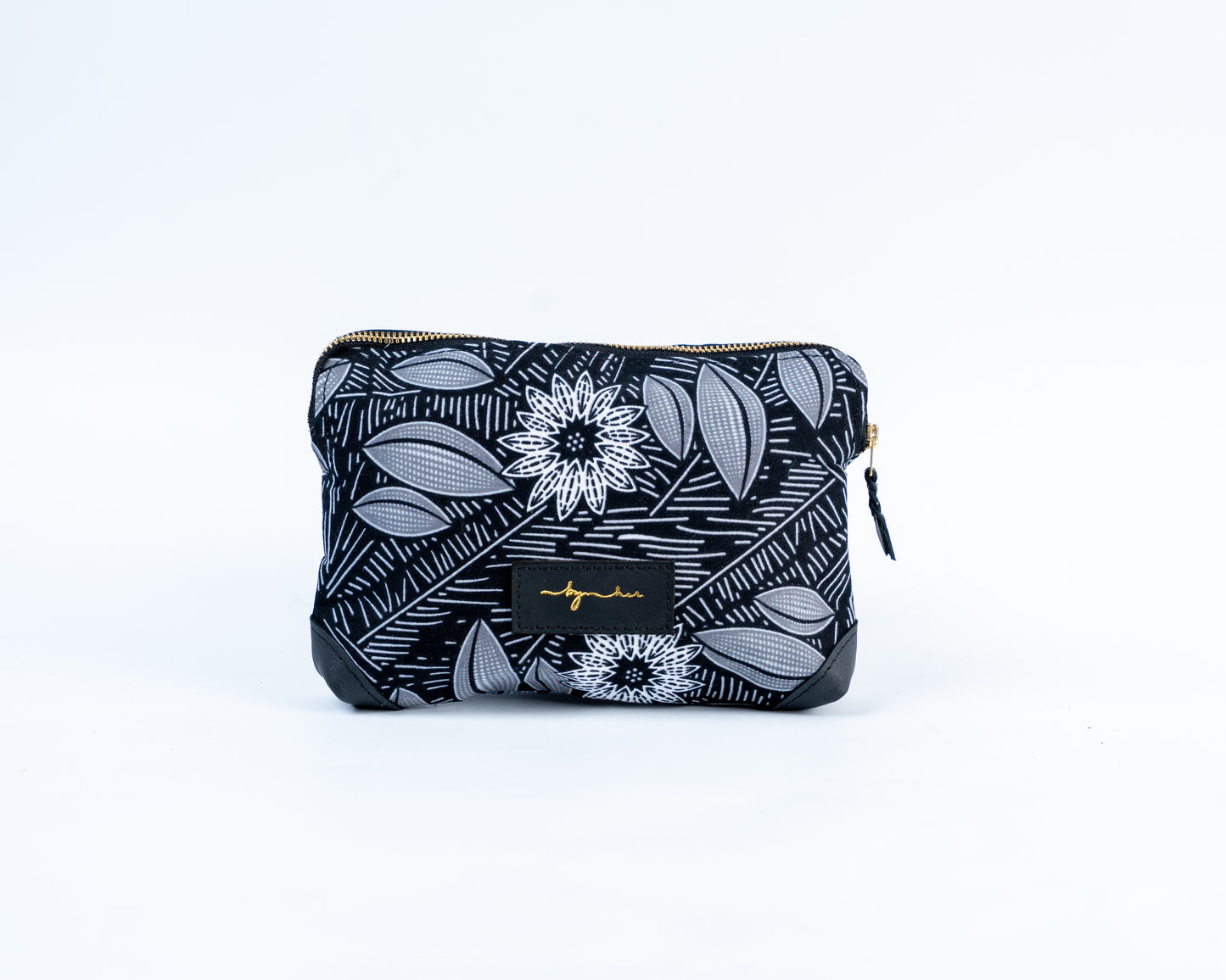 Grey Pattern Jazzy Pouch JP111
