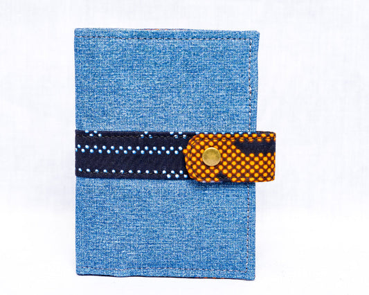 Blue/Brown ZURI Passport Holder ZP020
