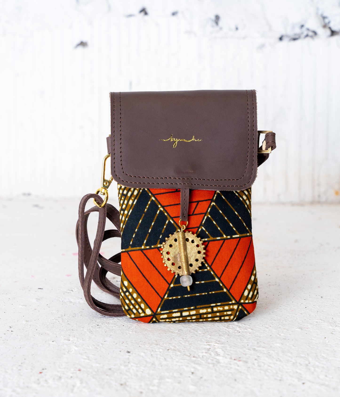 Orange KIKI Crossbody Bag Cr221