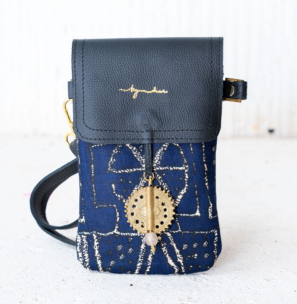 African Blue KIKI Crossbody Bag Cr219