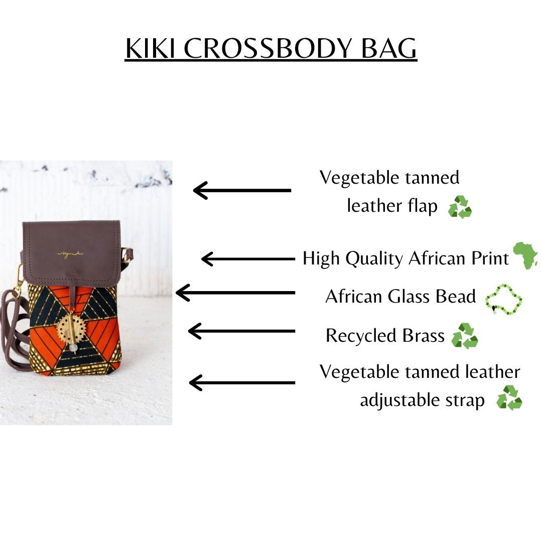 Orange KIKI Crossbody Bag Cr221