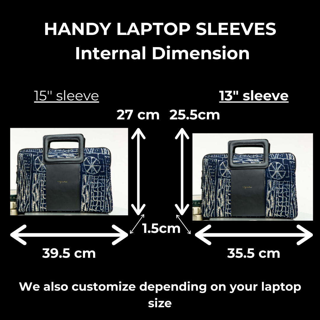 African Blue Handy Laptop Bag HD115