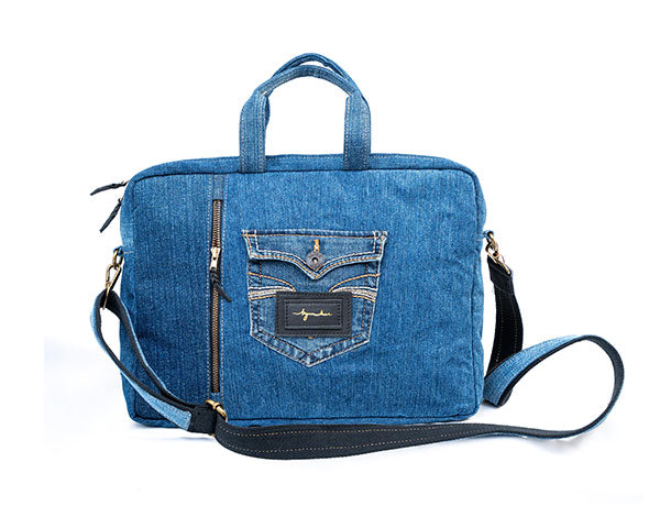 Kijani Upcycled Laptop Bag
