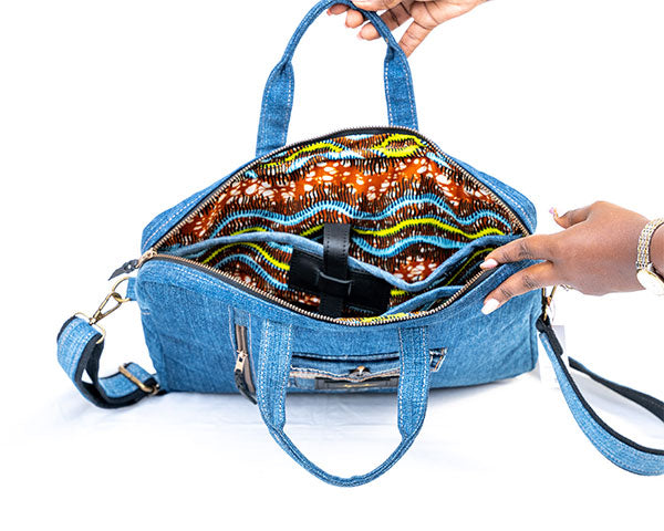 Kijani Upcycled Laptop Bag