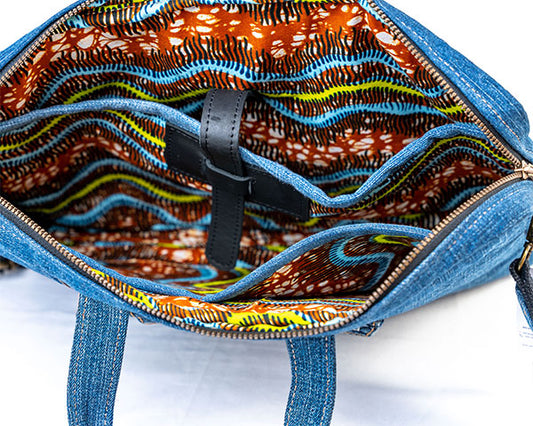 Kijani Upcycled Laptop Bag