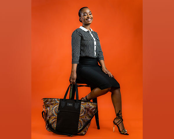 Brown TWENDE Traveller Bag TT004