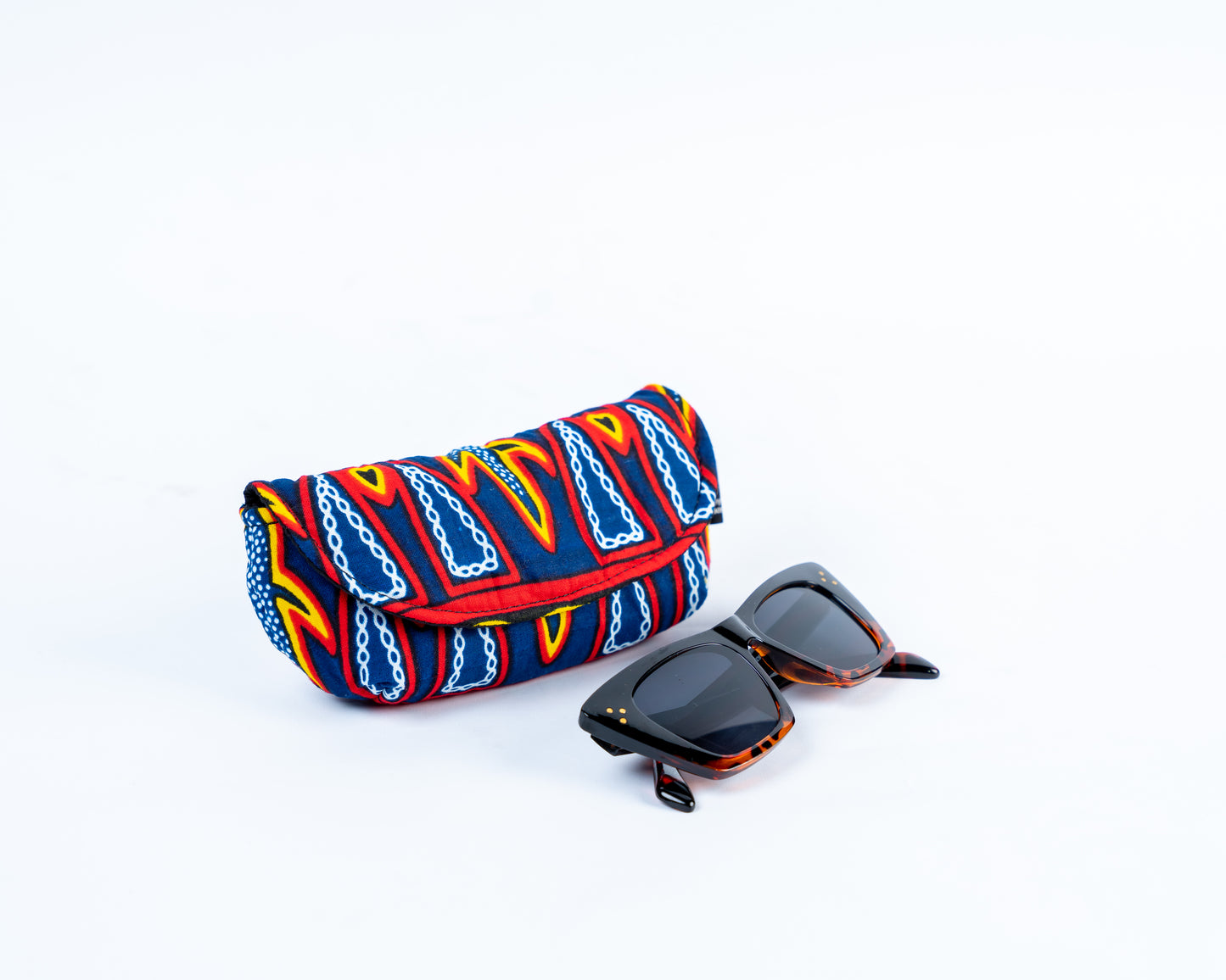 African Patterned Sunglass Pouch GP008