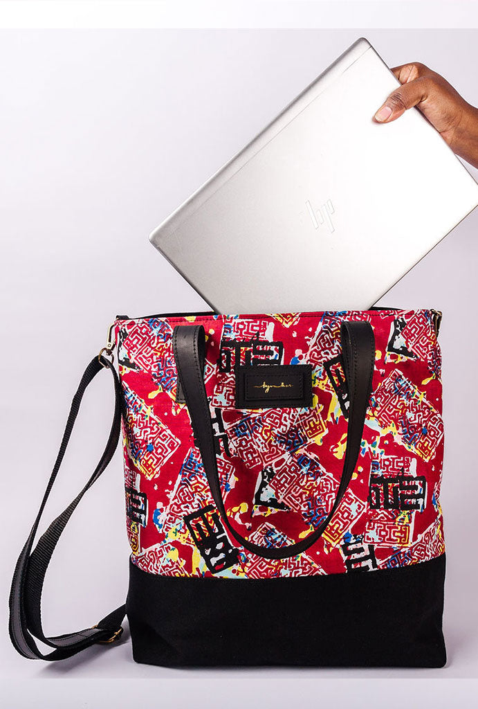 Red FANIKI Tote Bag FT504