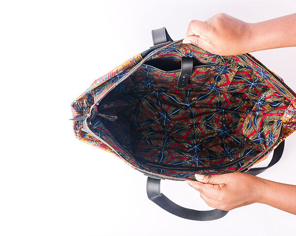 African-blue TWENDE Traveller Bag TT002