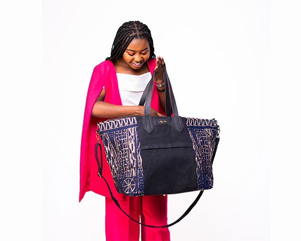 African-blue TWENDE Traveller Bag TT002