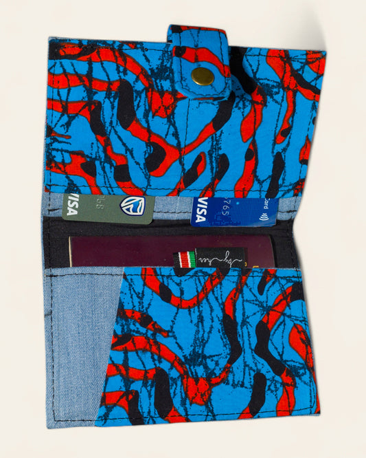 Blue ZURI Passport Holder ZP0224