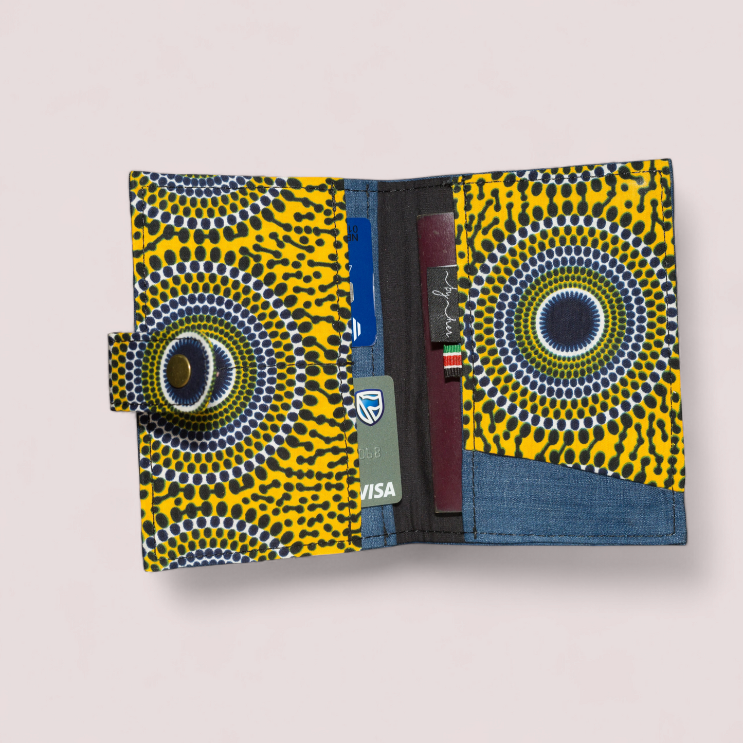 Yellow ZURI Passport Holder ZP0223