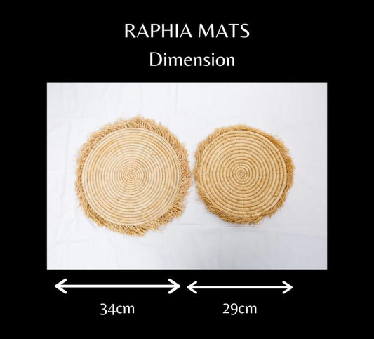 Raphia Mat - Large