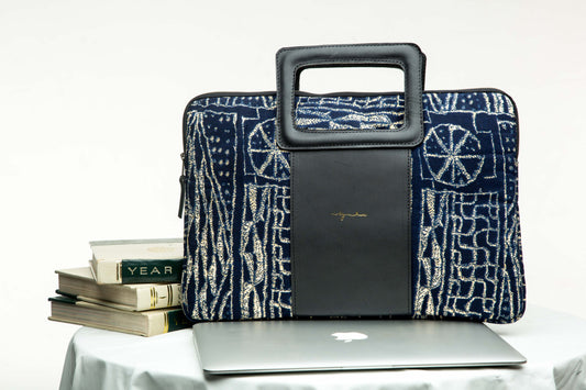 African Blue Handy Laptop Bag HD115