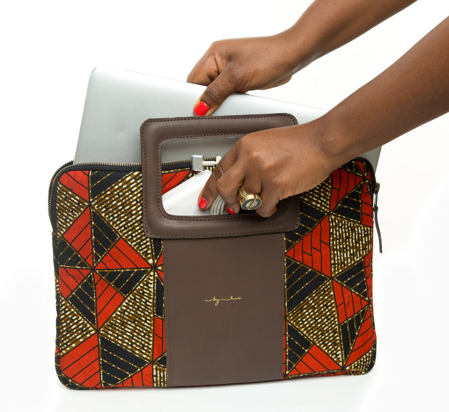 Orange Handy Laptop Bag HD116