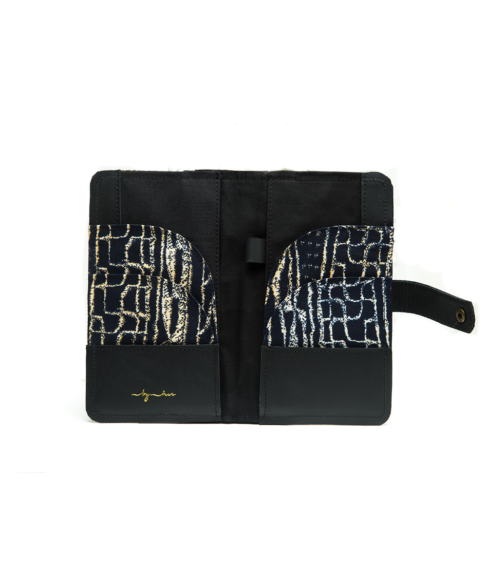 African-blue NAIROBI Long Passport Holder NP002