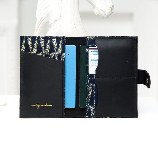 African-blue SAFIRI Passport Holder SP001