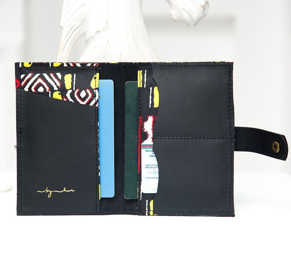 Yellow SAFIRI Passport Holder SP003