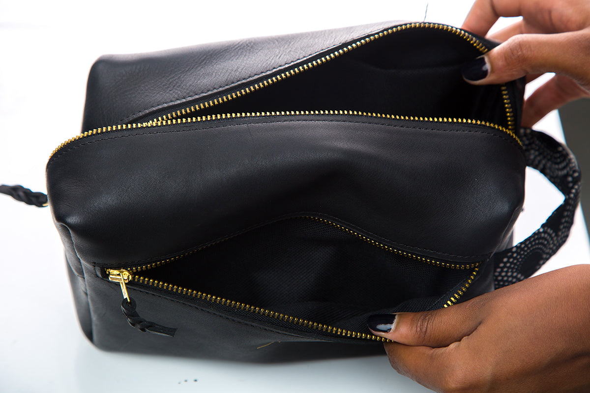 Leather Washbag