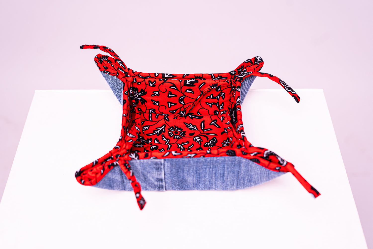 Upcycled Jean Storage