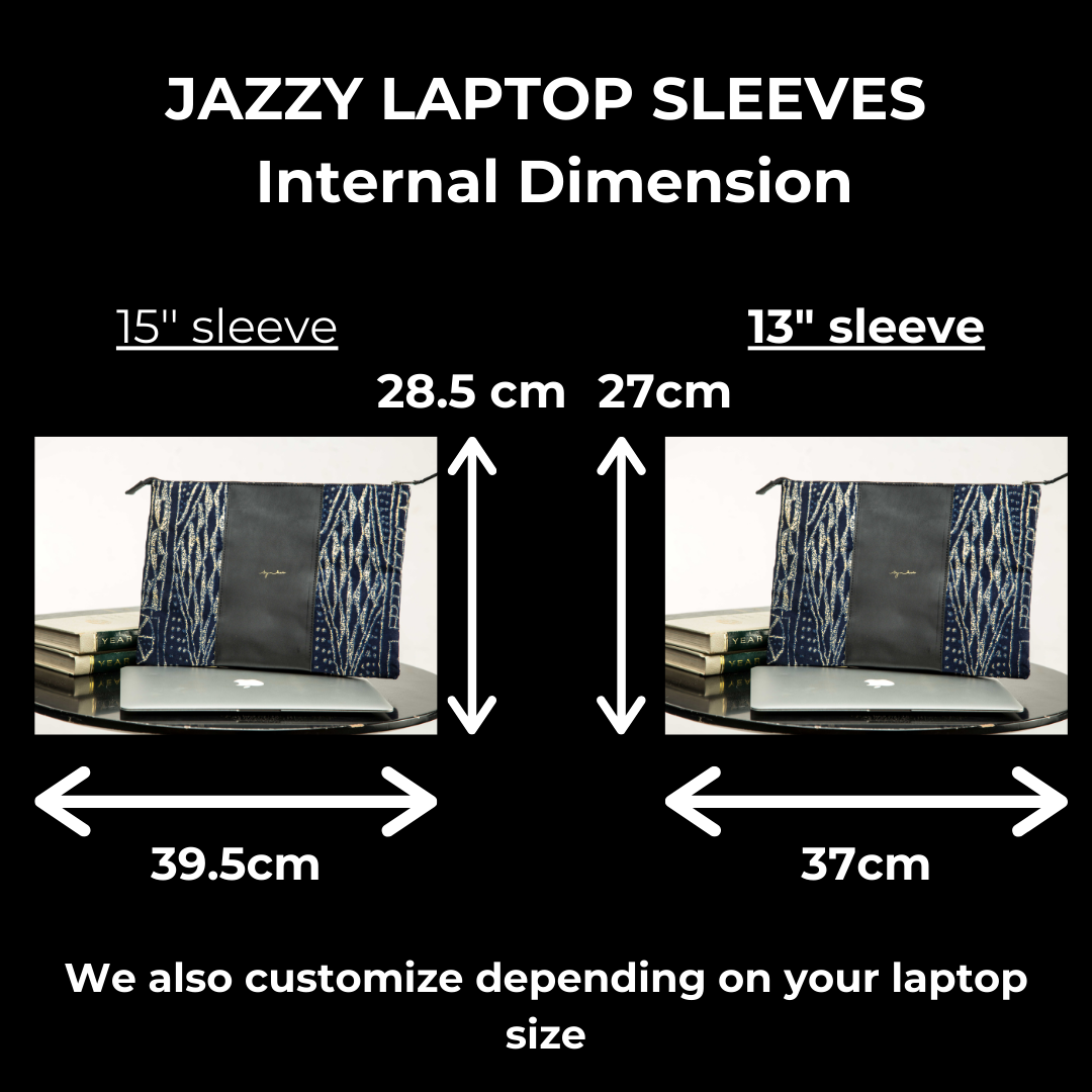 African Blue Jazzy laptop Bag JA120