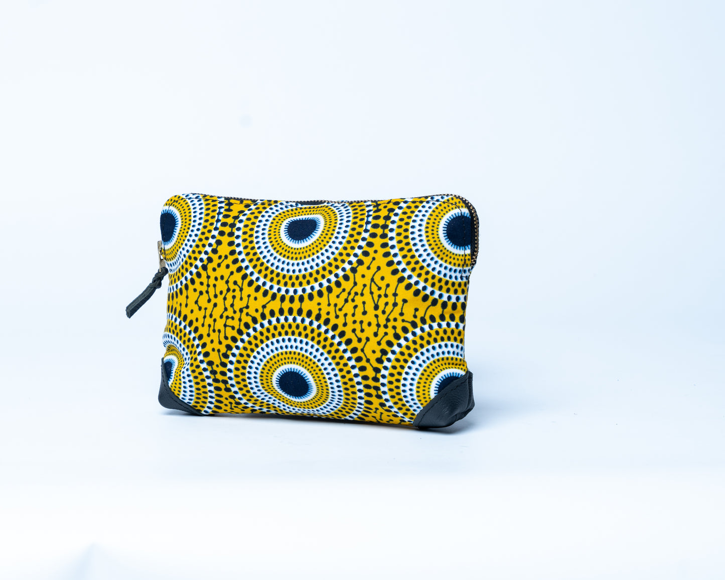 Yellow patterned Jazzy pouch JP113