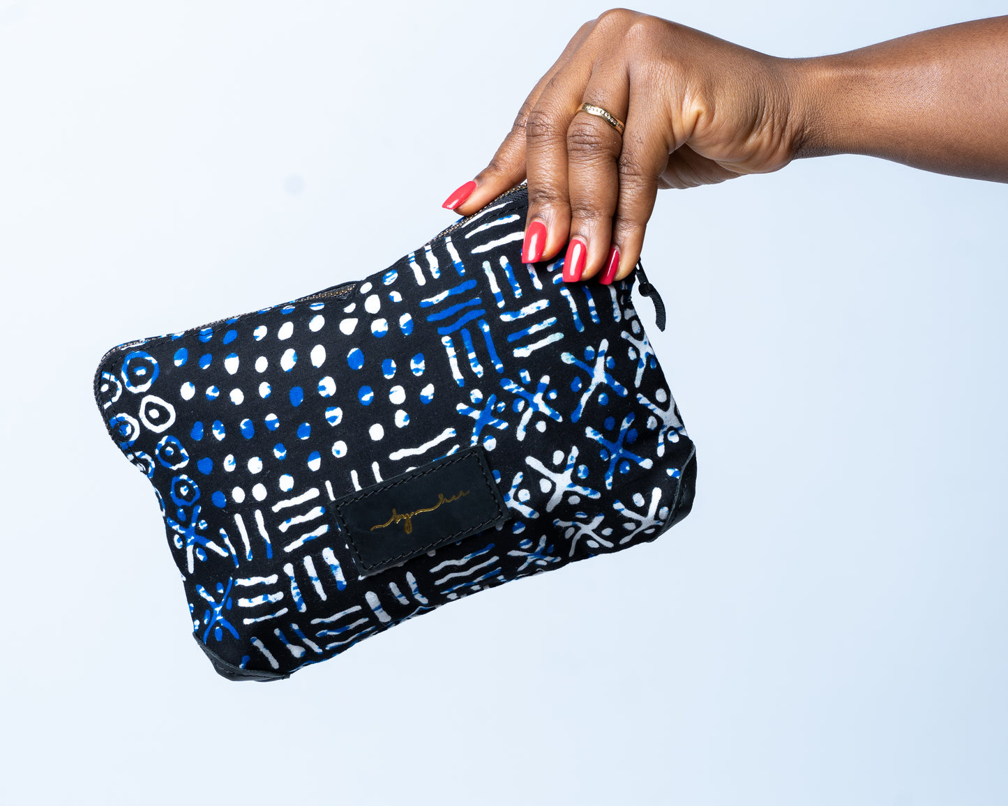 Blue-White Jazzy Pouch JP112