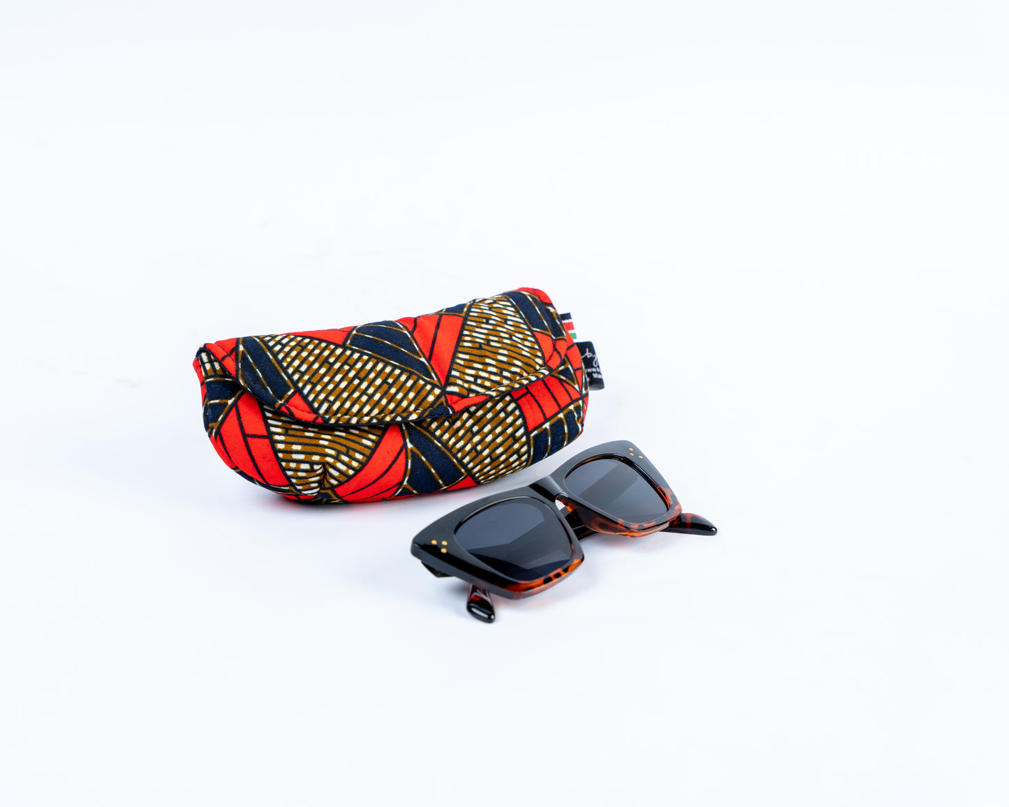 African Yellow Sunglass Pouch GP007