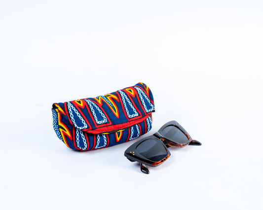 African Patterned Sunglass Pouch GP008