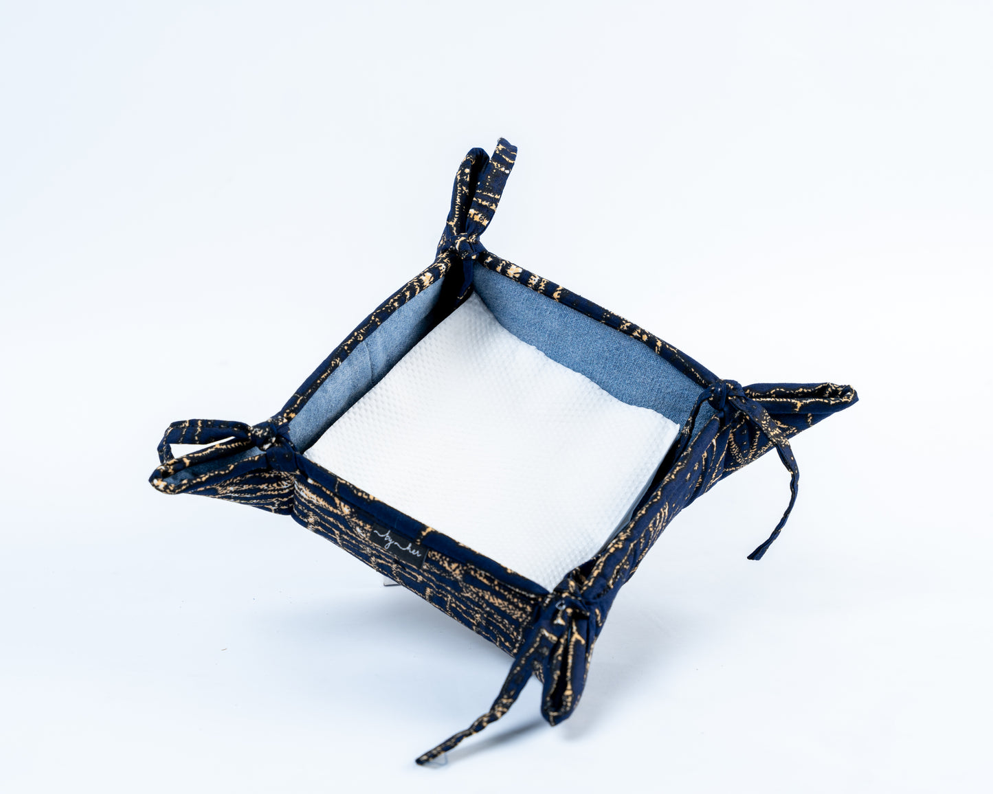 Dark Blue Upcycled Jean Storage JST009