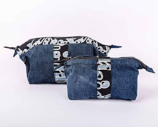 Upcycled Jean Toiletry Bags 102