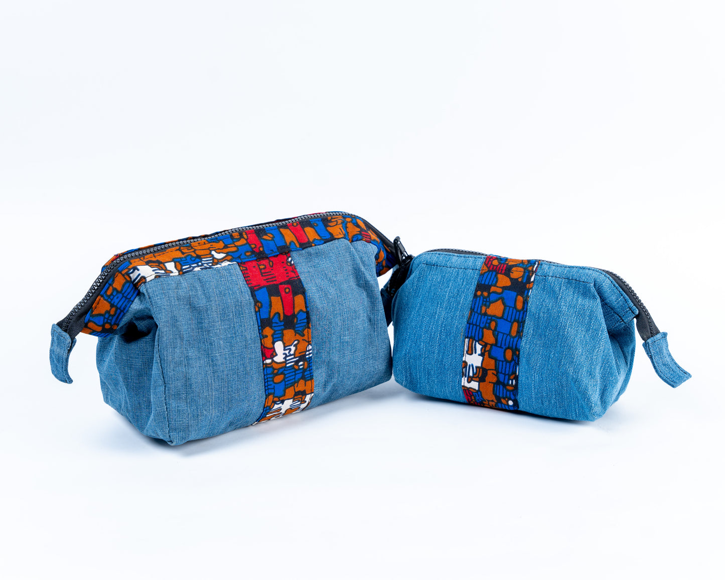 Upcycled Jean Toiletry Bags UJT-0109