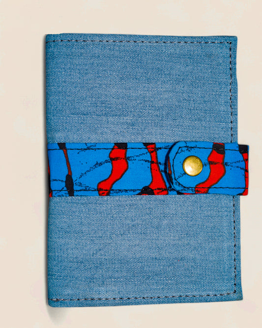 Blue Zuri Passport Holder ZP0224