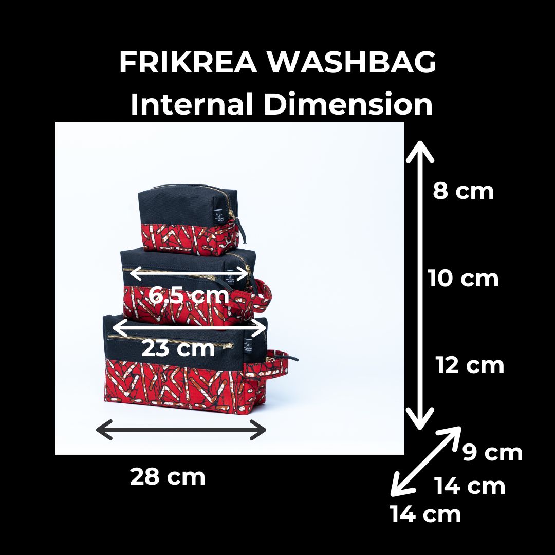 Red/Black Frikrea Washbag FW0108